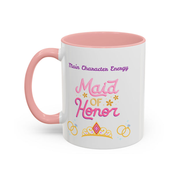 'Main Character Energy: Maid of Honor' Accent Coffee Mug
