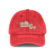 'Taurus' Vintage Embroidered Cap