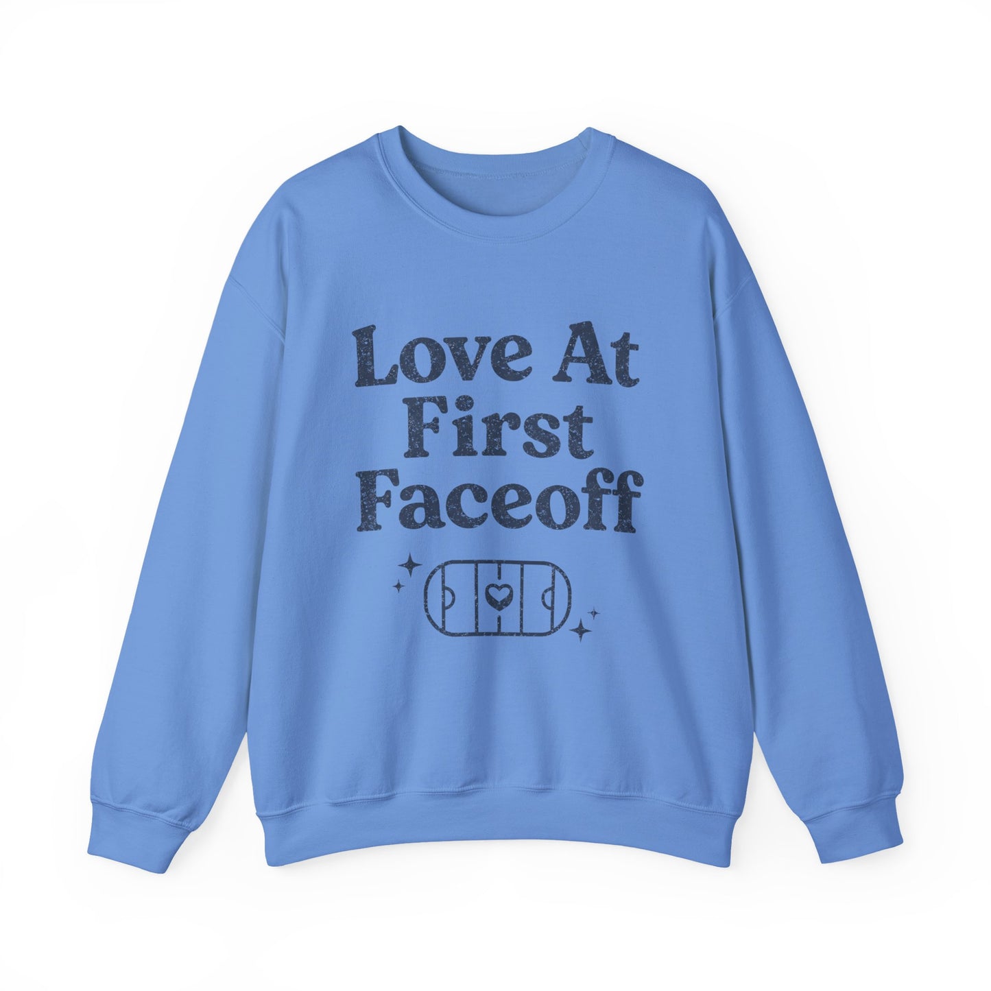 Love At First Faceoff Sweatshirt, Hockey Romance Booktok Crewneck, Sports Romance Reader Pullover