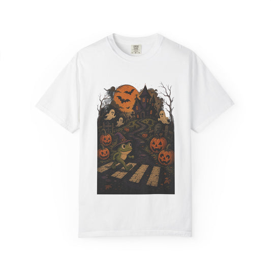 Haunted Frog Crossing T-shirt | Halloween Haunted House, Jack-o'-Lanterns