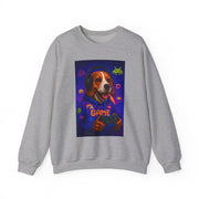 Game On Beagle Sweatshirt, Gamer Gift, Cute Pet Sweatshirt, Video Game Crewneck, Unique Dog Lover Apparel