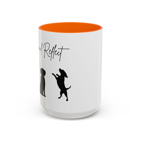 'Paws and Reflect' Dogs Accent Coffee Mug
