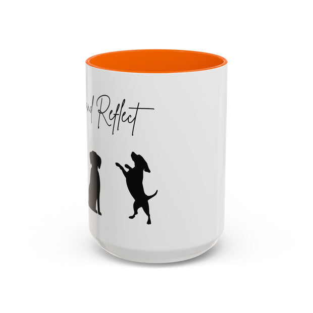 'Paws and Reflect' Dogs Accent Coffee Mug