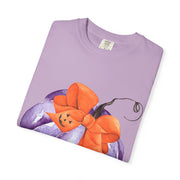 Purple Pumpkin Wrapped In A Bow Unisex T-Shirt
