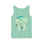 Green Planet Wrapped In Bow Unisex Tank Top