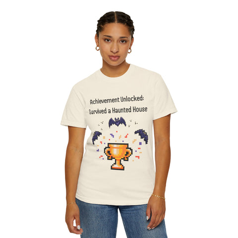 'Achievement Unlocked Haunted House' Unisex T-Shirt