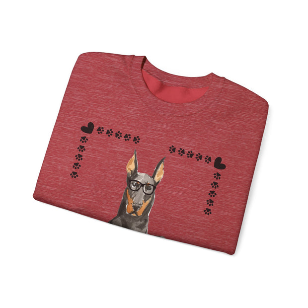 Geeky Good Doberman Unisex Crewneck Sweatshirt