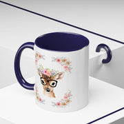 Geeky Goddess Deer Accent Coffee Mug