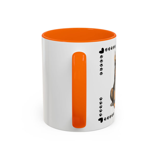 Geeky Good Doberman Accent Coffee Mug