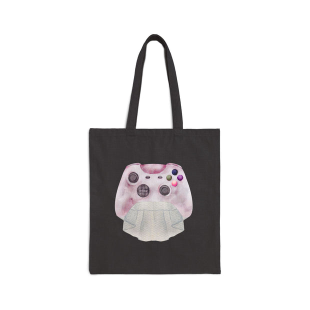 Gamer Bride Cotton Canvas Tote Bag