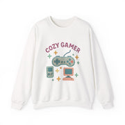 Cozy Gamer Sweatshirt, Unisex Crewneck, Gaming Gift, Comfortable Outfit, Video Game Apparel, Casual Style