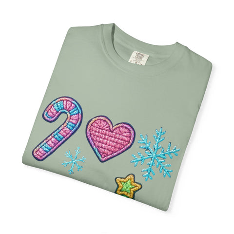 Festive Gamer T-Shirt, Christmas Tee, Gamer Shirt, Holiday Apparel, Unisex Christmas Gift, Cute Gaming T-Shirt