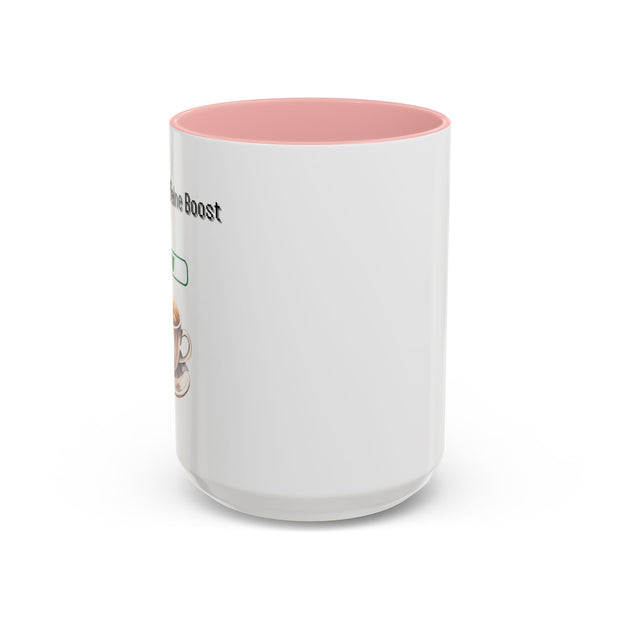 'Loading...Caffeine Boost' Accent Coffee Mug