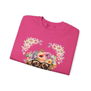 Geeky Goddess Pug Unisex Crewneck Sweatshirt
