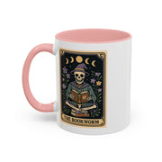 'The Bookworm' Tarot Card Accent Coffee Mug