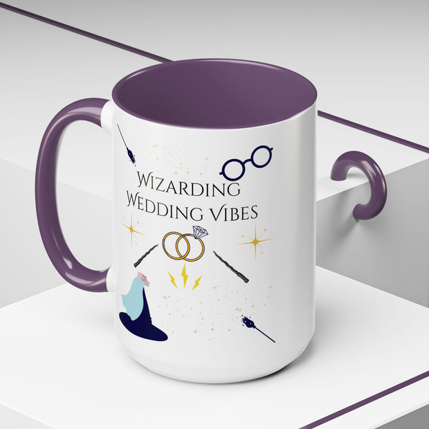 'Wizarding Wedding Vibes' Accent Coffee Mug