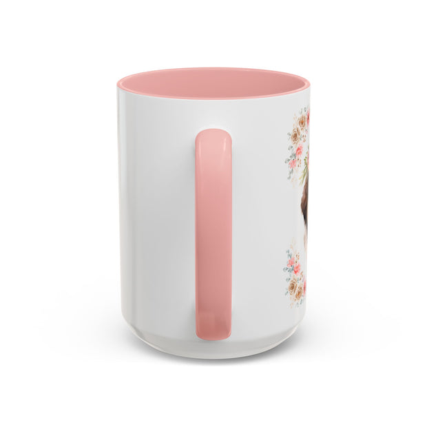 Geeky Goddess Saint Bernard Accent Coffee Mug