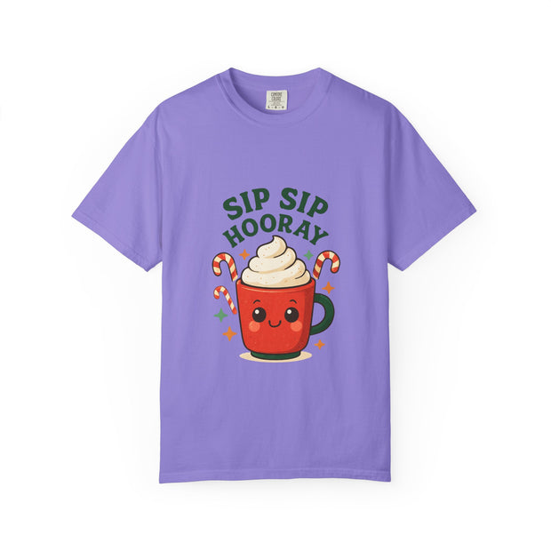 'Sip Sip Hooray' Holiday Unisex T-shirt