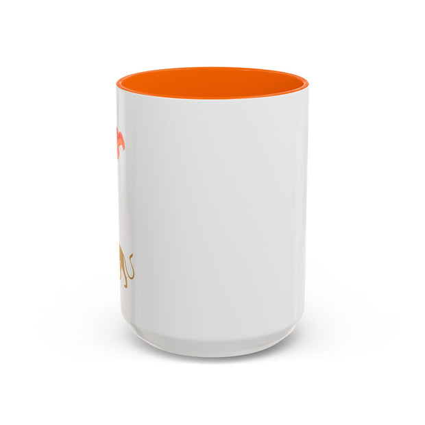 'Leo' Zodiac Accent Coffee Mug
