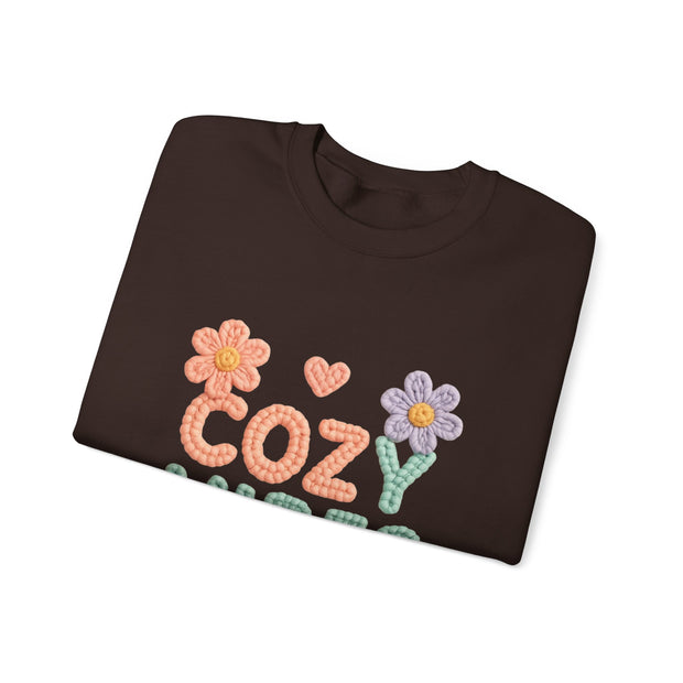 Cozy Vibes Sweatshirt - Perfect for Relaxing, Gifts, Spring Fashion, Casual Wear, Family Gatherings