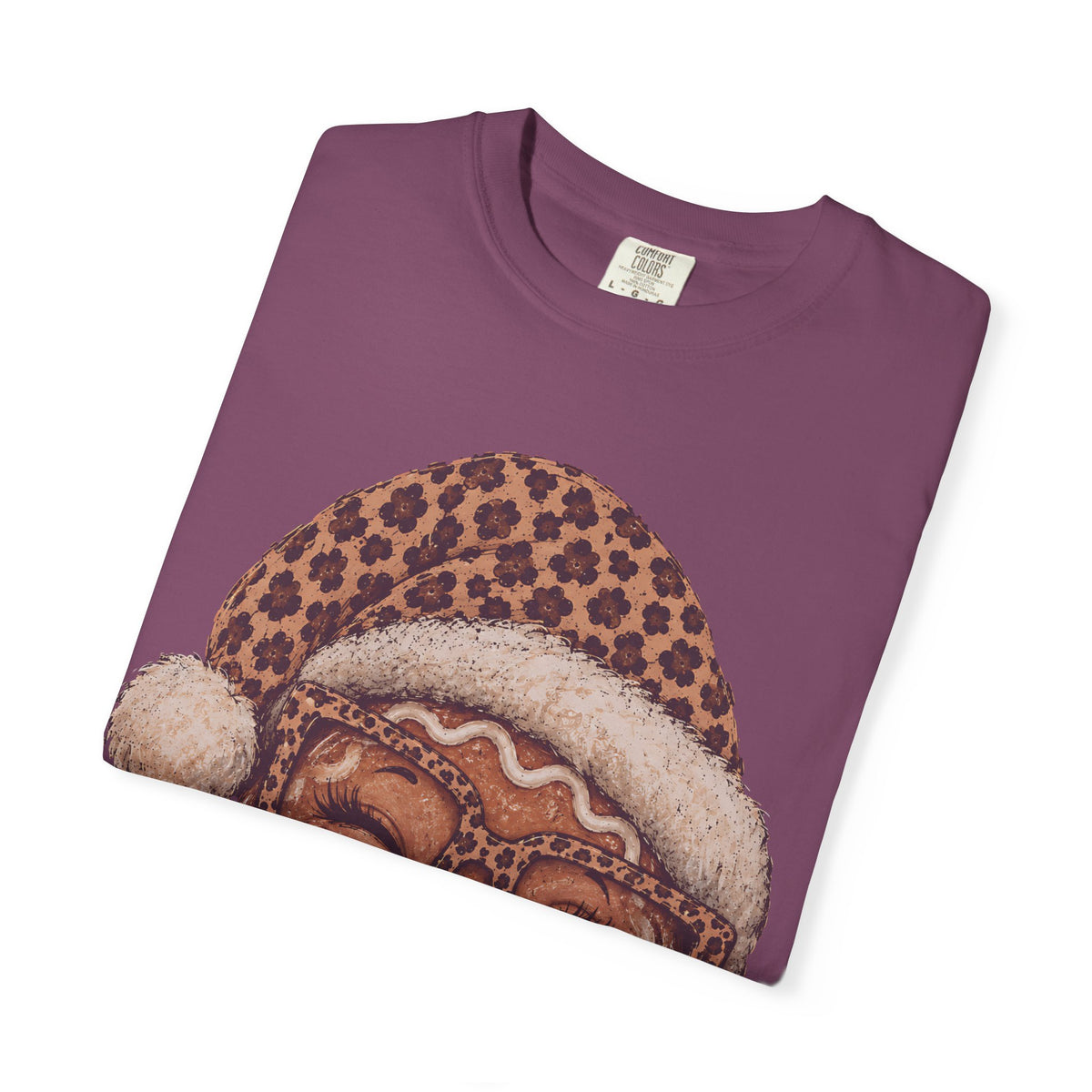 Gingerbread Christmas Shirt, Leopard Gingerbread Tee, Cute Christmas T-Shirt, Retro Holiday Shirt, Gingerbread Lover Gift for Her