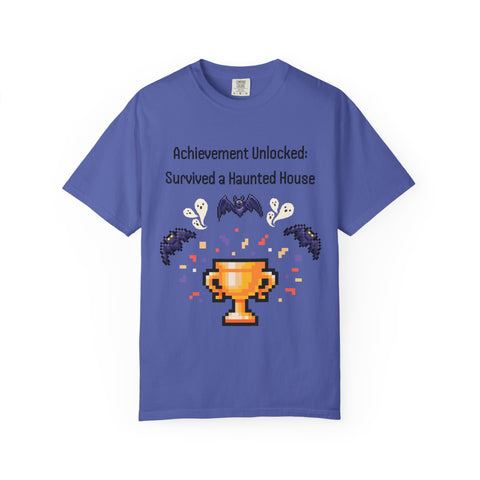 'Achievement Unlocked Haunted House' Unisex T-Shirt