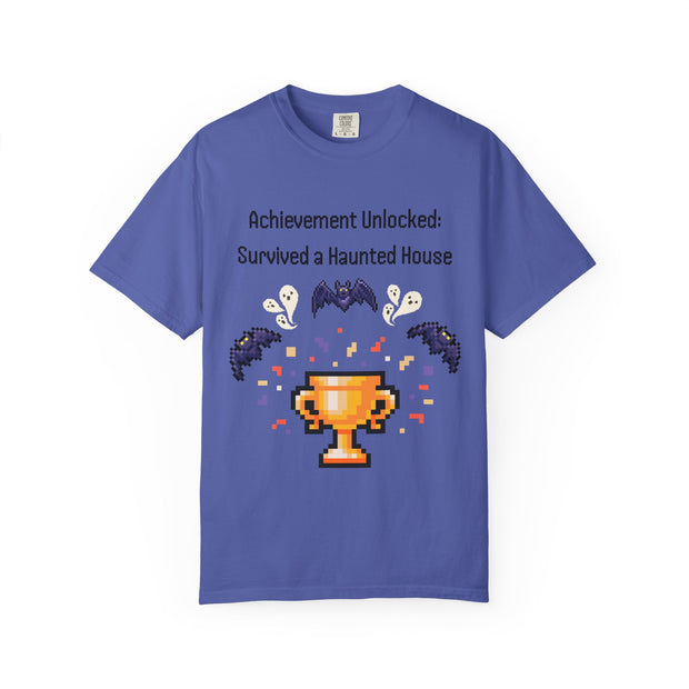'Achievement Unlocked Haunted House' Unisex T-Shirt