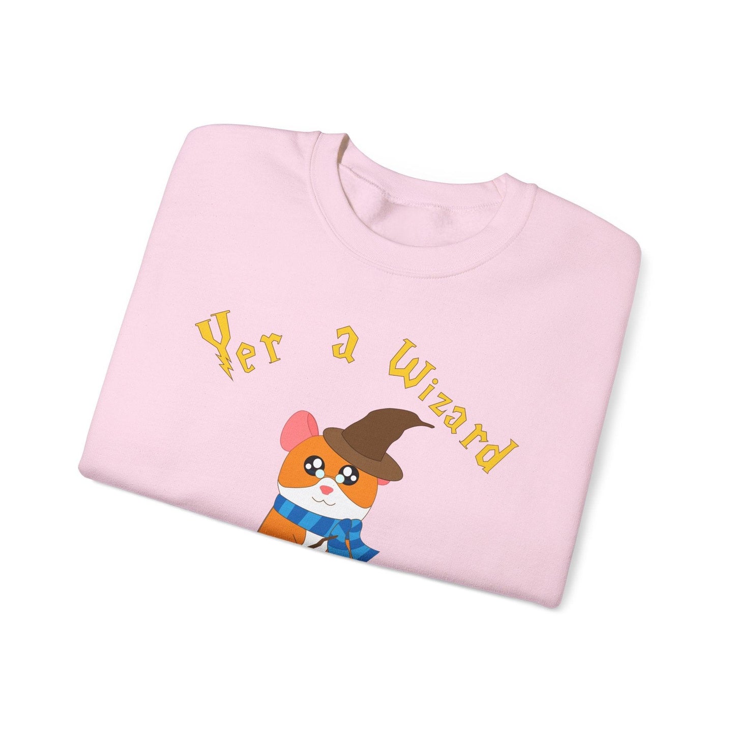 Hammy Wizard Hamster Sweatshirt | Cute Wizard Hamster Crewneck