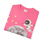 Astronaut Flying To The Moon Unisex T-Shirt