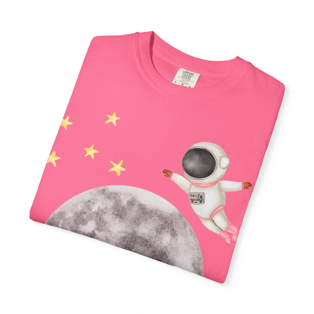 Astronaut Flying To The Moon Unisex T-Shirt