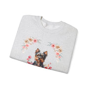 Geeky Goddess Yorkie Unisex Crewneck Sweatshirt
