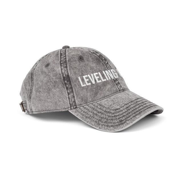 'Leveling Up In IRL' Vintage Embroidered Cap