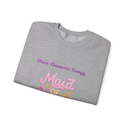 'Main Character Energy: Maid of Honor' Unisex Crewneck Sweatshirt