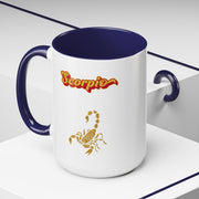 'Scorpio' Accent Coffee Mug
