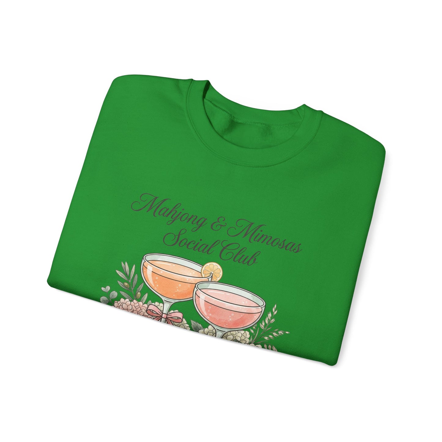 Mahjong & Mimosas Sweatshirt, Mahjong Club Crewneck, Brunch Girl Pullover