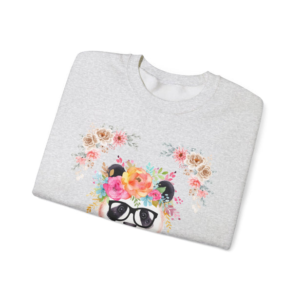 Geeky Goddess Panda Unisex Crewneck Sweatshirt