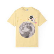 Astronaut Flying To The Moon Unisex T-Shirt