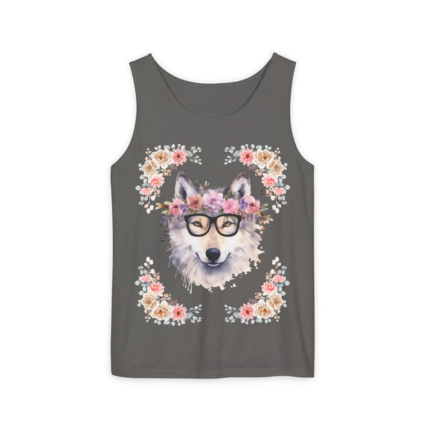 Geeky Goddess Wolf Unisex Tank Top