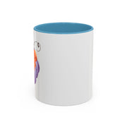 Purple Pumpkin Wrapped In A Bow Accent Coffee Mug