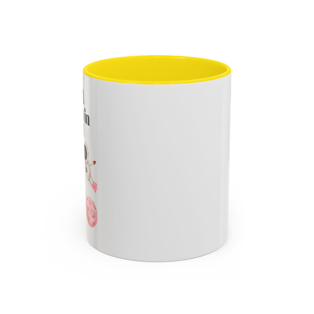 'I Am A Woman In STEM' Astronaut Accent Coffee Mug