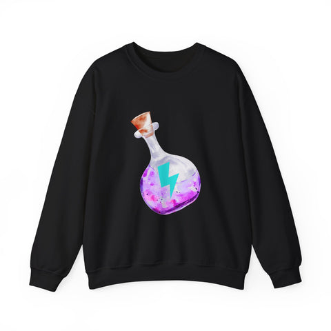 Magical Energy Purple Potion Unisex Crewneck Sweatshirt