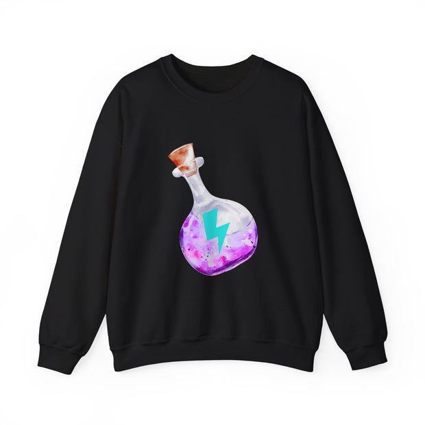Magical Energy Purple Potion Unisex Crewneck Sweatshirt
