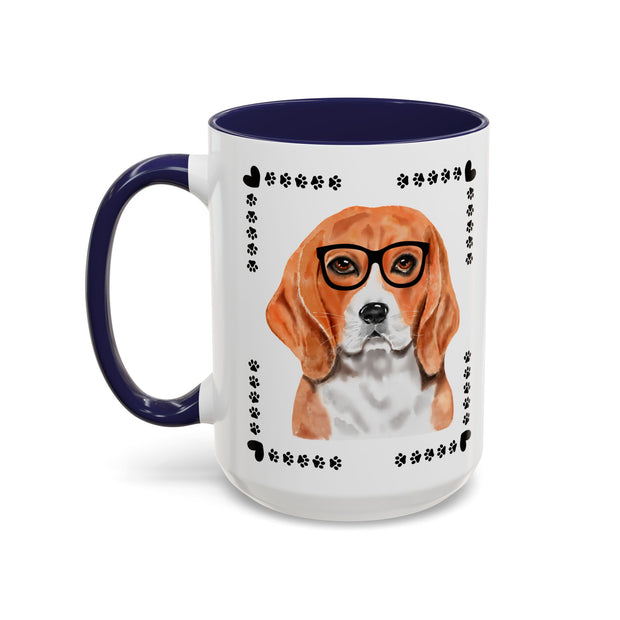 Geeky Good Beagle Accent Coffee Mug