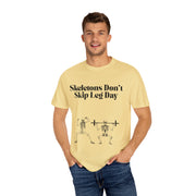 'Skeletons Don't Skip Leg Day' Unisex T-Shirt