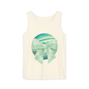 Green Planet Wrapped In Bow Unisex Tank Top
