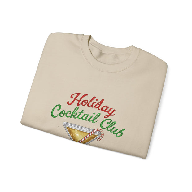 Holiday Cocktail Club Sweatshirt | Lets Get Jolly Christmas Sweatshirt