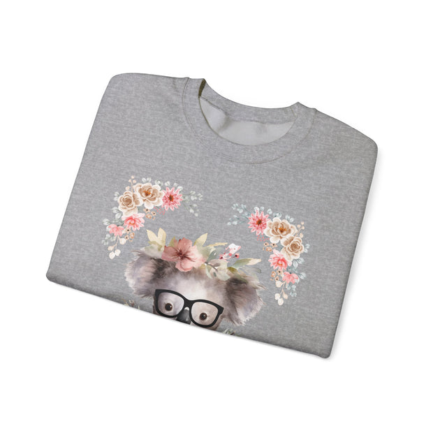 Geeky Goddess Koala Unisex Crewneck Sweatshirt