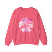 Pink Planet Wrapped In A Bow Unisex Crewneck Sweatshirt
