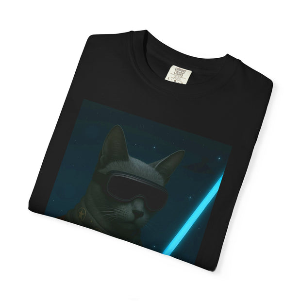 Star Paws Dark Gray Cat Unisex T-shirt