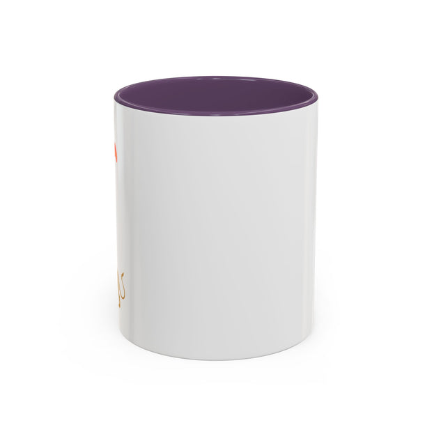 'Leo' Zodiac Accent Coffee Mug